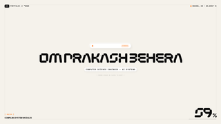 Screenshot of omprakashbehera.me