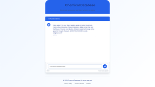 Thumbnail of chemicaldatabase.org