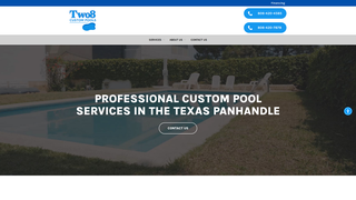 Thumbnail of two8custompools.com