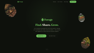 Screenshot of goforage.ca