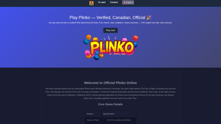 Thumbnail of 1plinko.com