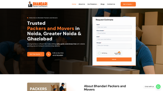 Thumbnail of bhandaripackers.com