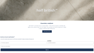 Thumbnail of halfbritish.com