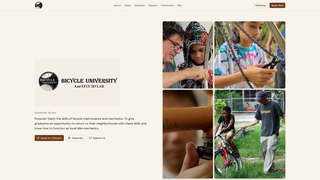 Screenshot of bicycleuniversitygnv.org