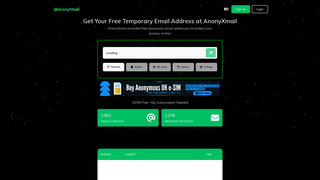 Thumbnail of anonyxmail.com