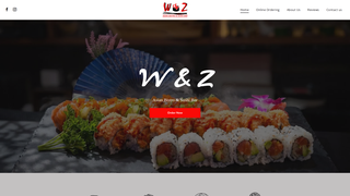 Screenshot of wzasianbistrosushibaraz.com