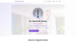 Thumbnail of drrakshithshetty.com