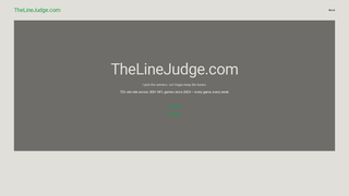 Thumbnail of thelinejudge.com
