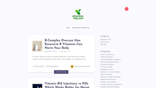 Thumbnail of vitaminsfaq.com