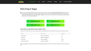 Thumbnail of elvisfroginvegass.com