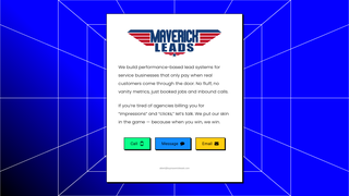 Thumbnail of buymaverickleads.com