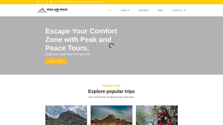 Thumbnail of peakandpeacetours.com