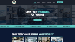 Screenshot of sharktoothepoxy.com