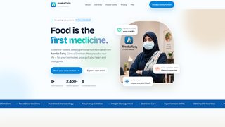 Screenshot of areebatariq.com