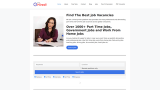 Thumbnail of wearehired.com