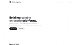 Screenshot of goldenogbeka.com