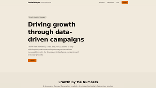 Screenshot of danielharper.dev