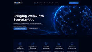 Screenshot of novusnetworks.io