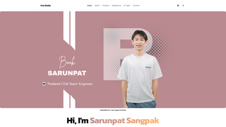 Screenshot of sarunpats.com