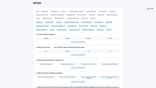 Thumbnail of mymcqs.com