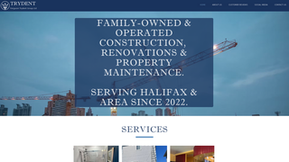 Screenshot of trydentgroup.ca