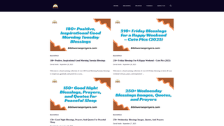 Thumbnail of bibleversesprayers.com