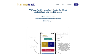 Thumbnail of hammertrack.com