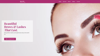 Thumbnail of mmlashesandbrows.com