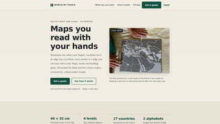 Screenshot of worldbytouch.com