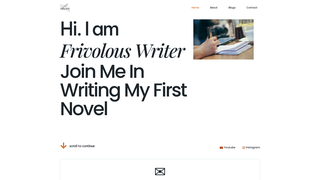 Thumbnail of frivolouswriter.com