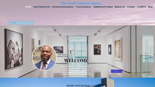 Screenshot of thegeoffjohnsonagency.com