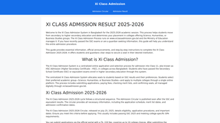 Thumbnail of xiclassresult.com