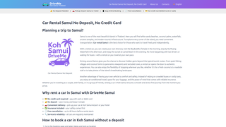 Thumbnail of drivemesamui.com