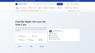 Thumbnail of advocateindex.com