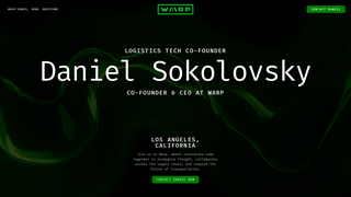 Thumbnail of danielsokolovskywarp.com
