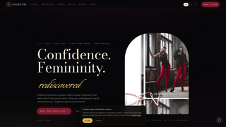 Screenshot of goldenonestudio.com