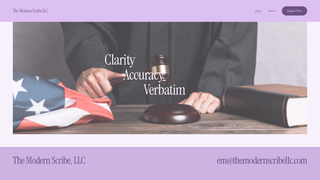 Screenshot of themodernscribellc.com