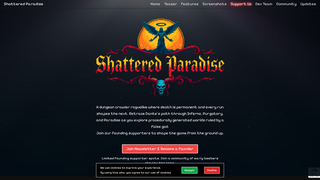 Screenshot of shattered-paradise.com