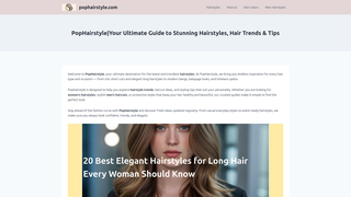 Thumbnail of pophairstyle.com