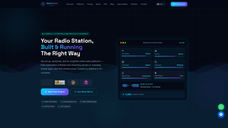 Screenshot of radiotechstudio.com