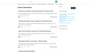 Thumbnail of techcalculators.com