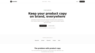 Screenshot of brandlint.com