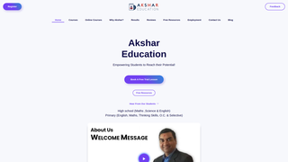 Screenshot of akshareducationnsw.com