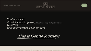Thumbnail of gentlejourneys.net