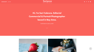 Screenshot of sariposastudio.com