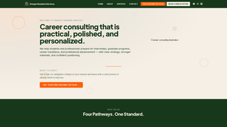 Screenshot of orangestandardservices.com