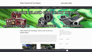 Thumbnail of padreislandgolfcartrepair.com
