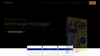 Thumbnail of getstrongernotbigger.com