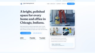 Screenshot of idealcleaningservice.com