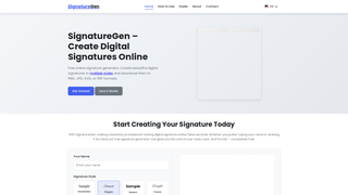Thumbnail of signaturegen.net